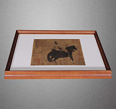 团风书画装裱配框服务案例